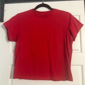 Classic Red Crop Top